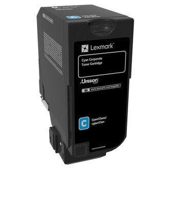 Lexmark 74C20CE tonerpatron 1 stk Original Blå