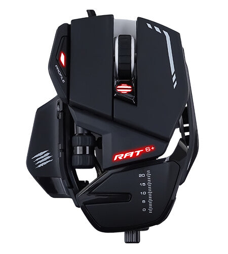 Mad Catz R.A.T. 6+ mus Spil Højre hånd USB Type-A Optisk 12000 dpi