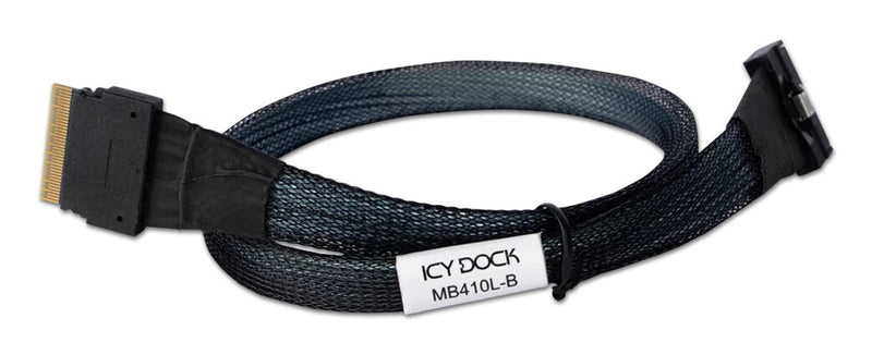 Icy Dock MB410L-B Serial Attached SCSI (SAS)-kabel 0,5 m Sort