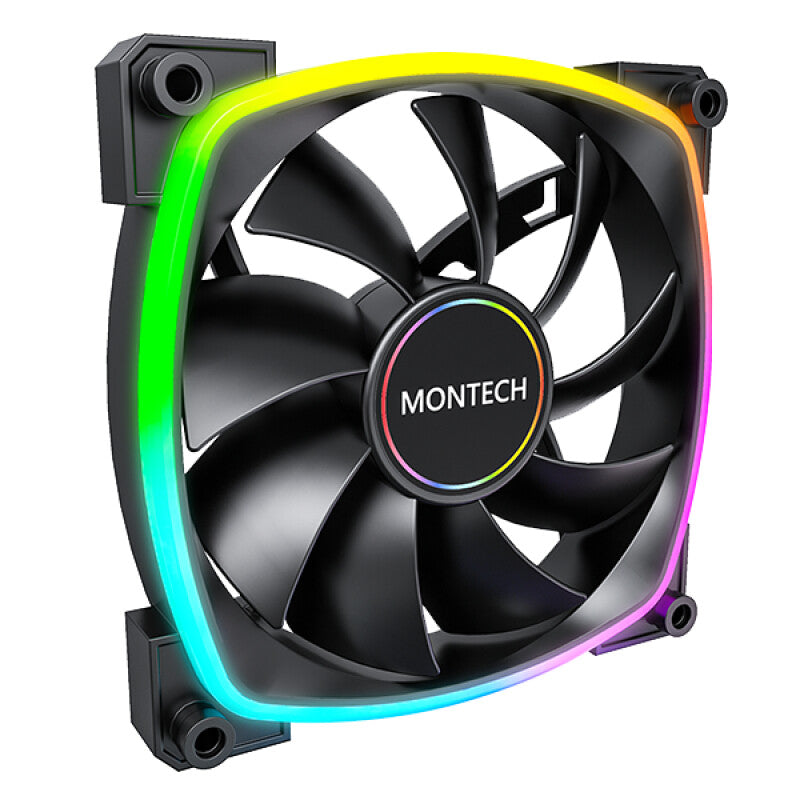 Montech AX140 PWM Computerkabinet Ventilator 14 cm Sort 1 stk