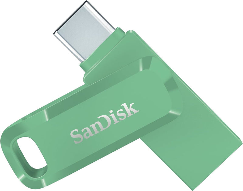 SanDisk Ultra Dual Drive Go USB 64GB USB-nøgle USB Type-A / USB Type-C 3.2 Gen 1 (3.1 Gen 1) Grøn