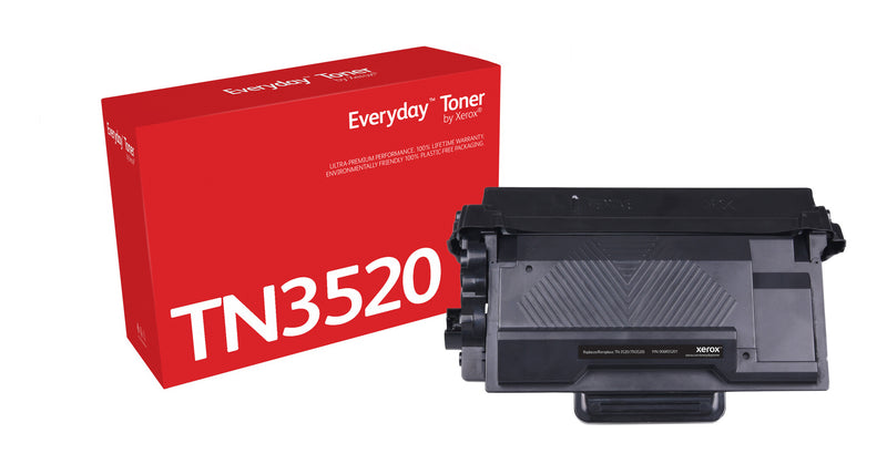 Everyday™ sprt Toner by Xerox compatible with Brother TN3520, Ultra høj kapacitet