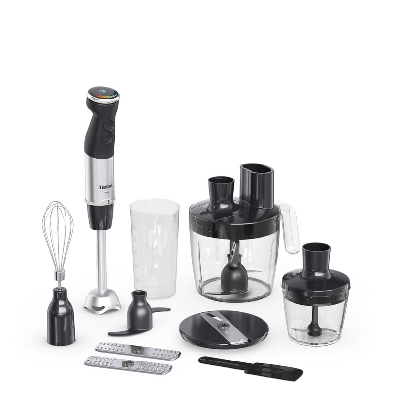 Tefal Quickchef+ HB67G830 blender 0,8 L Nedsænkning blender 1000 W Sort, Rustfrit stål