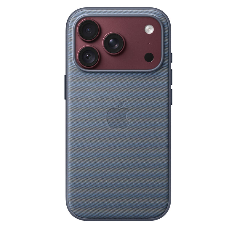 Apple TechWoven-etui med MagSafe til iPhone 18 Pro – lys denimblå