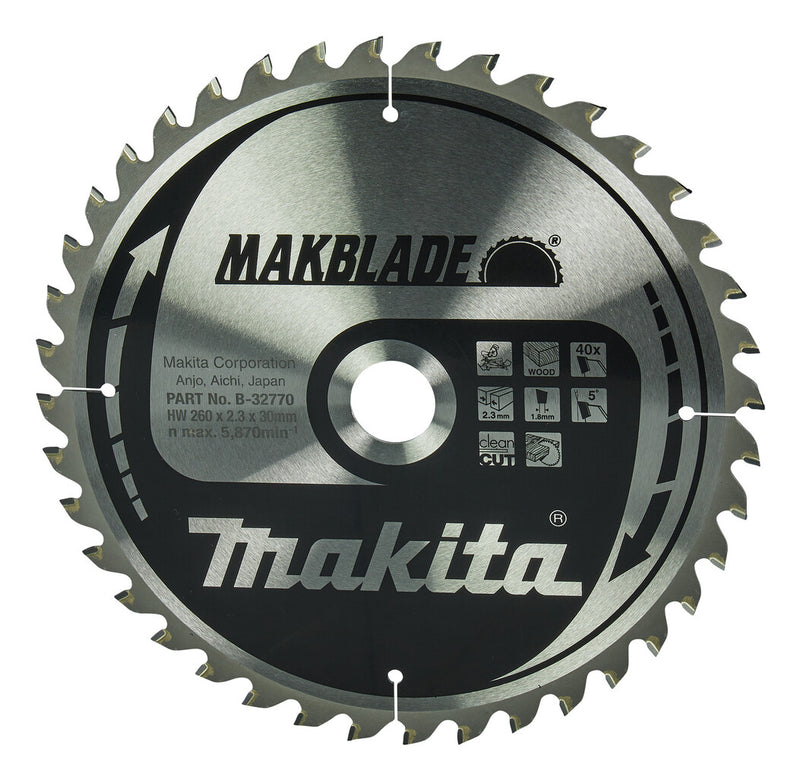 Makita MakBlade rundsavklinge 26 cm 1 stk