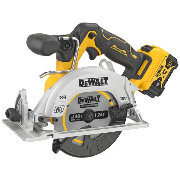 DeWALT DCS512P2-QW transportabel rundsav 14 cm Sort, Gul 3600 rpm