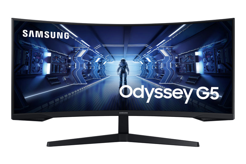 Samsung G55T computerskærm 86,4 cm (34") 3440 x 1440 pixel UltraWide Quad HD LED Sort