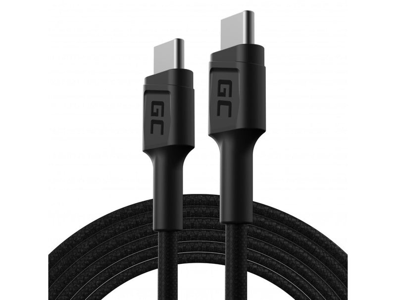 Green Cell KABGC29 USB-kabel USB 2.0 2 m USB C 0,48 Gbit/sek. 60 W Sort
