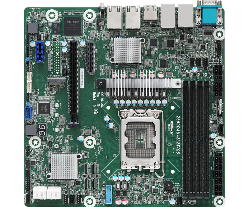 Asrock Z690D4U-2L2T/G5 bundkort Intel Z690 LGA 1700 micro ATX