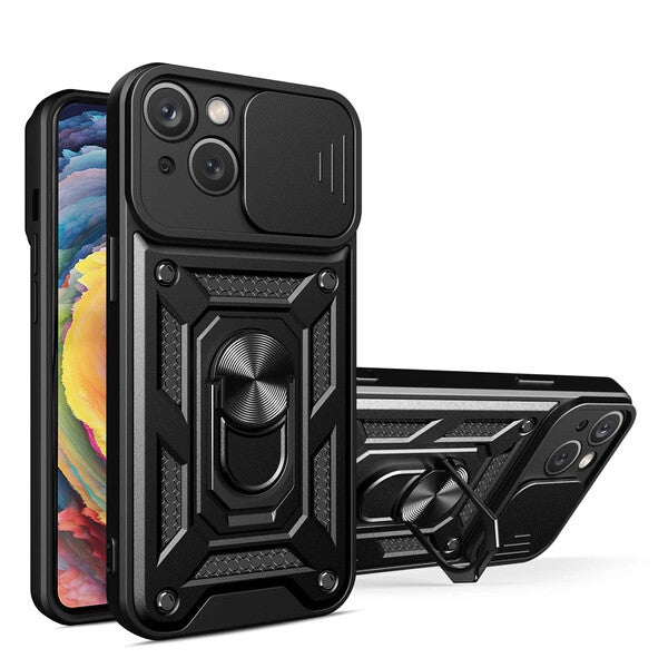 Hurtel Hybrid Armor Camshield case mobiltelefon etui 17,1 cm (6.72") Cover Sort