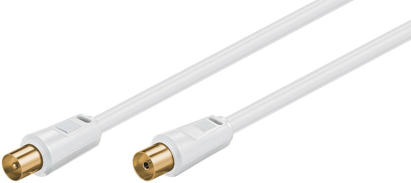 Goobay 67283 koaxial kabel 2,5 m Koaksial Hvid