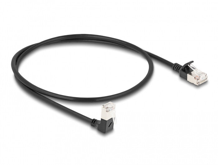 DeLOCK 80304 netværkskabel Sort 0,5 m Cat6a S/FTP (S-STP)