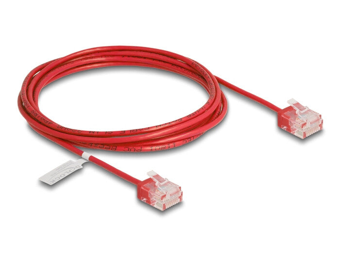 DeLOCK 80817 netværkskabel Rød 2 m Cat6 U/UTP (UTP)