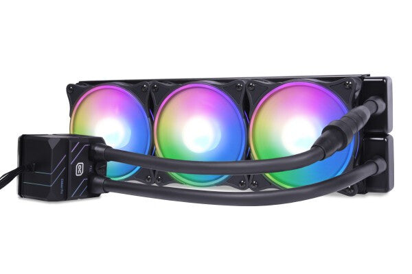 Alphacool 13074 Computerkølesystem Processor Alt-i-en væskekøler 12 cm Sort 1 stk