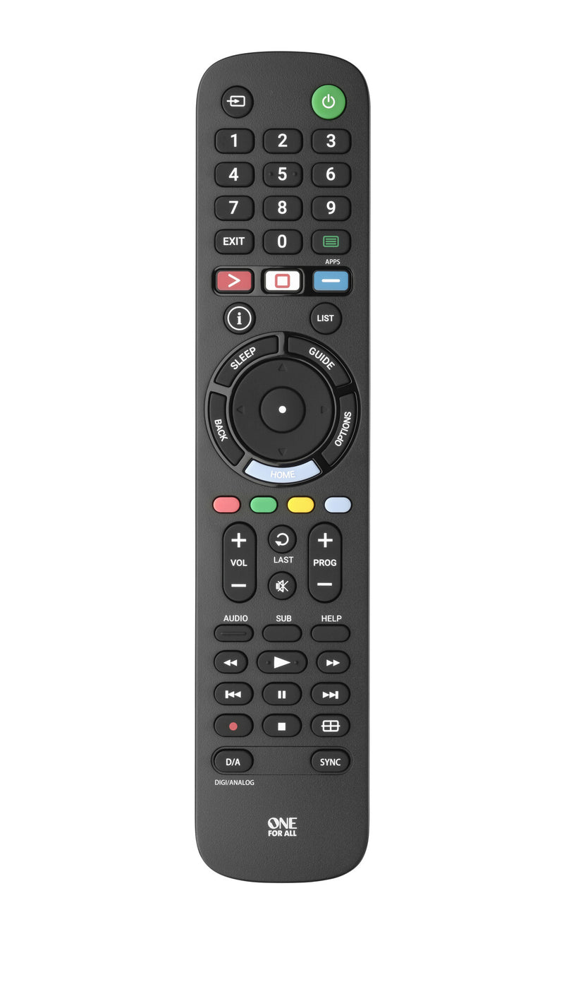 One For All TV Replacement Remotes TV-erstatningsfjernbetjening fra Sony