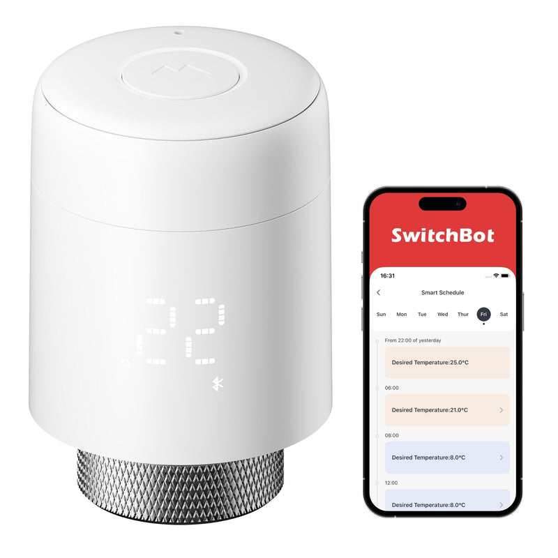 SwitchBot W7830000 termostatisk radiatorventil Velegnet til indendørsbrug
