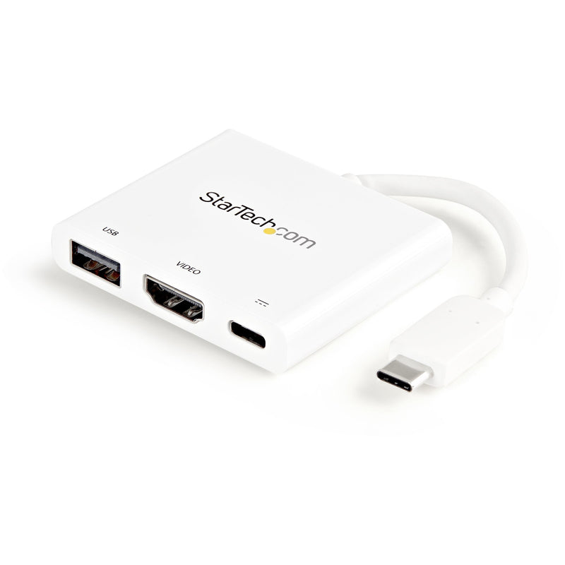 StarTech.com CDP2HDUACPW dockingstation Ledningsført USB 3.2 Gen 1 (3.1 Gen 1) Type-C Hvid