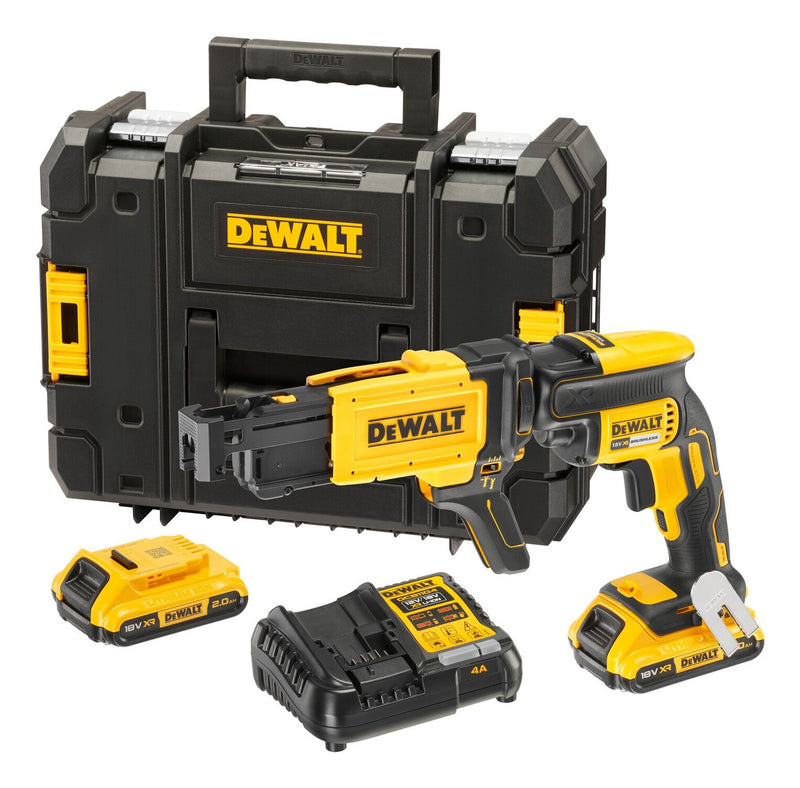 DeWALT DCF620D2K-QW elektrisk skruetrækker & slagbor 4400 rpm Sort, Gul