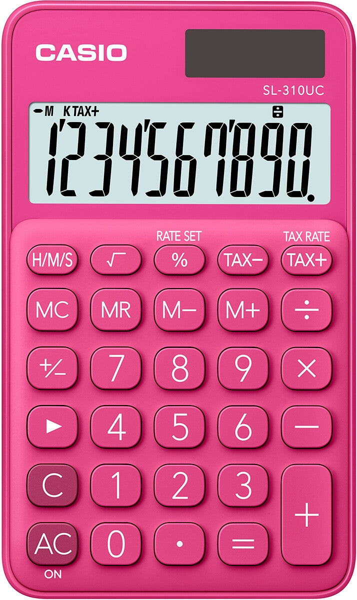 Casio SL-310UC-RD regnemaskine Lomme Basis Rød