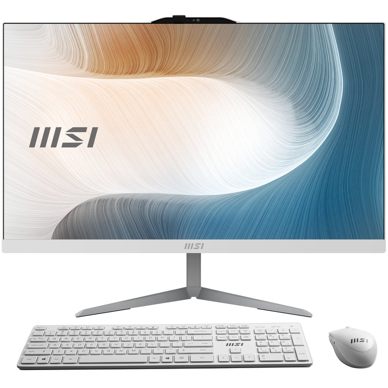 MSI Modern AM242 1M-2222EU Intel Core 3 100U 60,5 cm (23.8") 1920 x 1080 pixel All-in-One PC 8 GB DDR5-SDRAM 512 GB SSD Windows 11 Pro Wi-Fi 6E (802.11ax) Sort