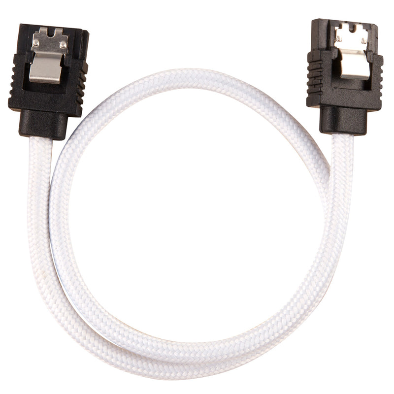 Corsair CC-8900249 SATA-kabel 0,3 m Sort, Hvid