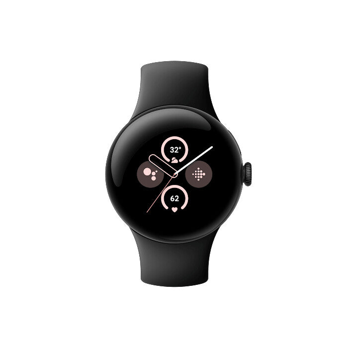 Google Pixel Watch 2 AMOLED 41 mm Digital Berøringsskærm Sort Wi-Fi GPS (satellit)
