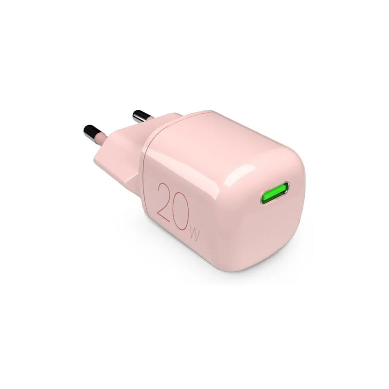PURO PUFCMTCUSBC20WGROSE oplader til mobil enhed Smartphone, Tablet Lyserød Vekselstrøm Trådløs opladning Hurtig opladning Indendørs