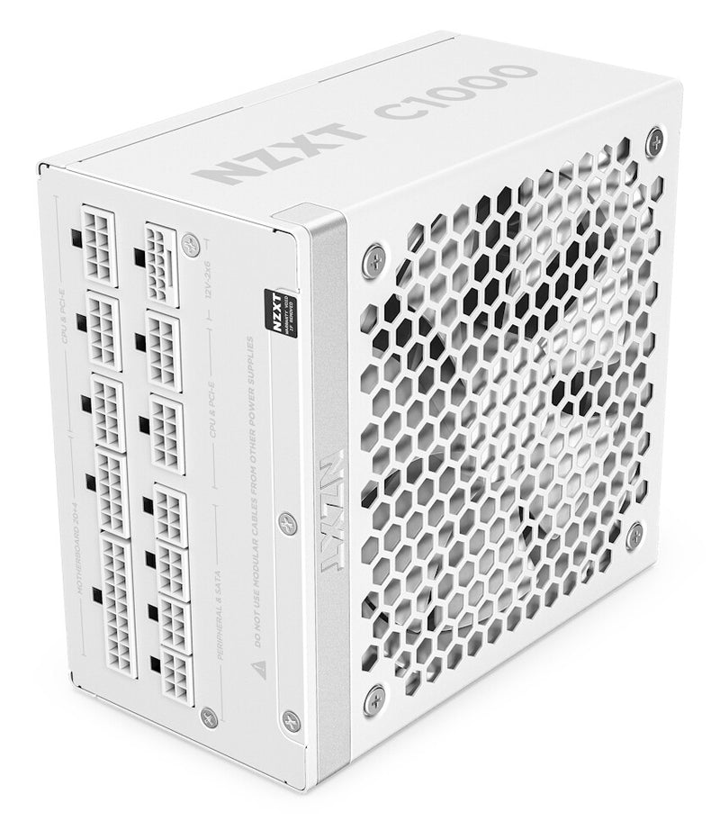NZXT C1000 Gold ATX 3.1 enhed til strømforsyning 1000 W 24-pin ATX Hvid