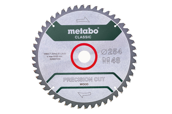 Metabo 628061000 rundsavklinge 25,4 cm