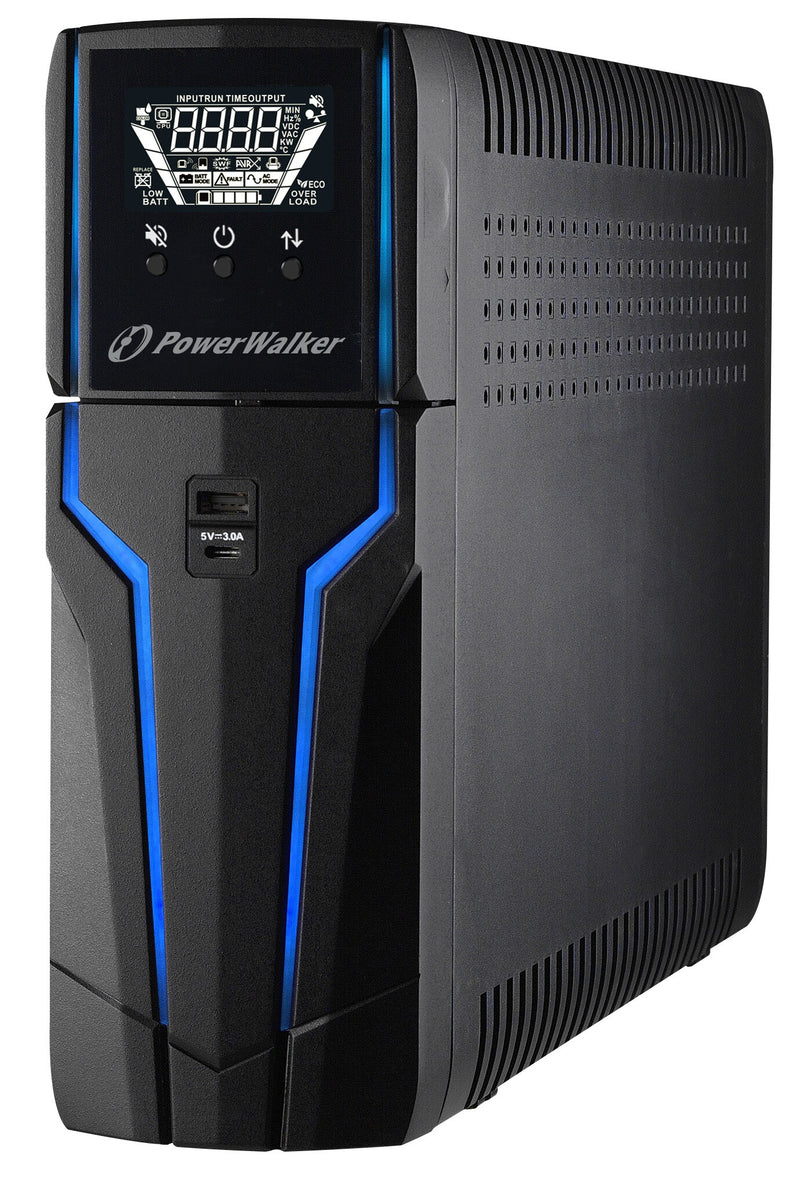 PowerWalker VI 1000 GXB UPS-enhed Interaktivt indgangsstik 1 kVA 600 W 4 AC stikkontakt(er)