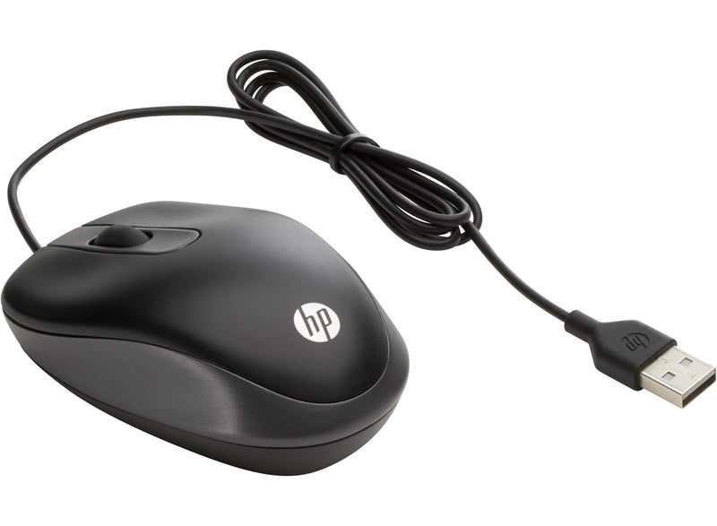 HP USB Travel Mouse mus Rejse Ambidextrous USB Type-A Optisk 1000 dpi