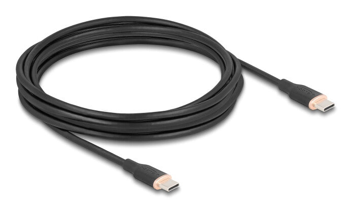 DeLOCK 81240 USB-kabel USB 2.0 4 m USB C 0,48 Gbit/sek. 60 W Sort