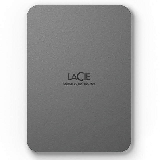 LaCie Mobile Drive Secure ekstern harddisk 4 TB USB Type-C 3.2 Gen 1 (3.1 Gen 1) Grå