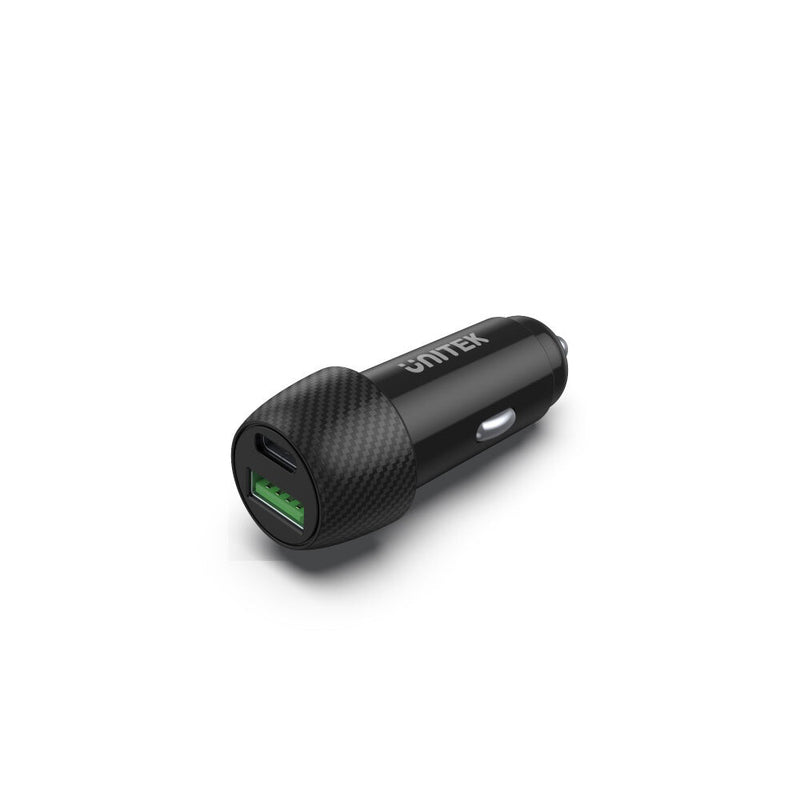 UNITEK Powertrain Duo Smartphone, Tablet Sort Cigartænder Hurtig opladning Automatisk