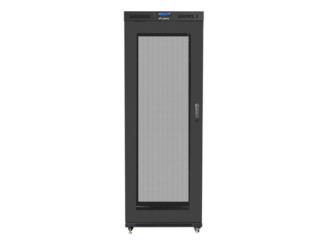 Lanberg FF01-8037-23BL stativ 37U Fritstående reol Sort