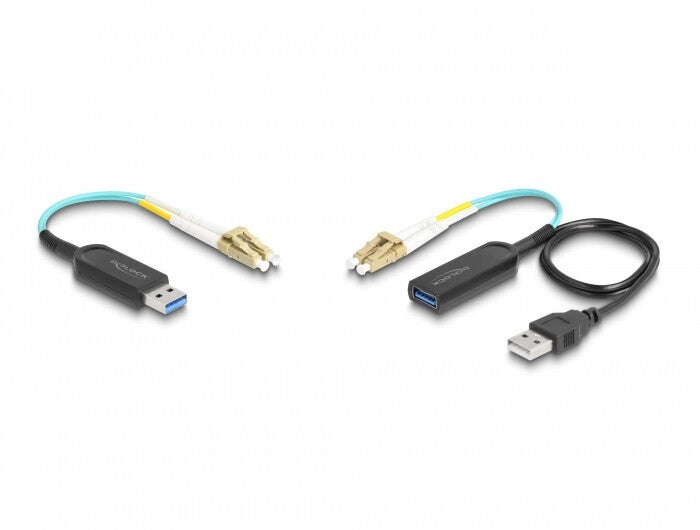 DeLOCK 66466 USB-kabel 0,2 m USB A 10 Gbit/sek. Sort