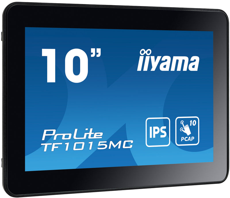 iiyama TF1015MC-B3 computerskærm 25,6 cm (10.1") 1280 x 800 pixel HD LED Berøringsskærm Sort
