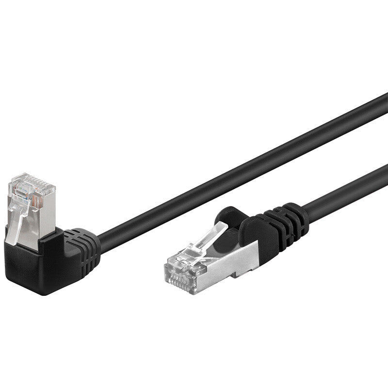 Goobay 94186 netværkskabel Sort 0,5 m Cat5e F/UTP (FTP)