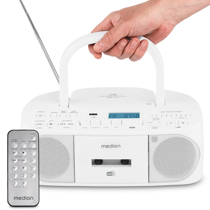 MEDION 50079330 radio Personligt Digital Hvid
