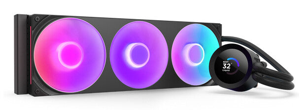 NZXT Kraken Plus 360 RGB Processor Alt-i-en væskekøler Sort 1 stk