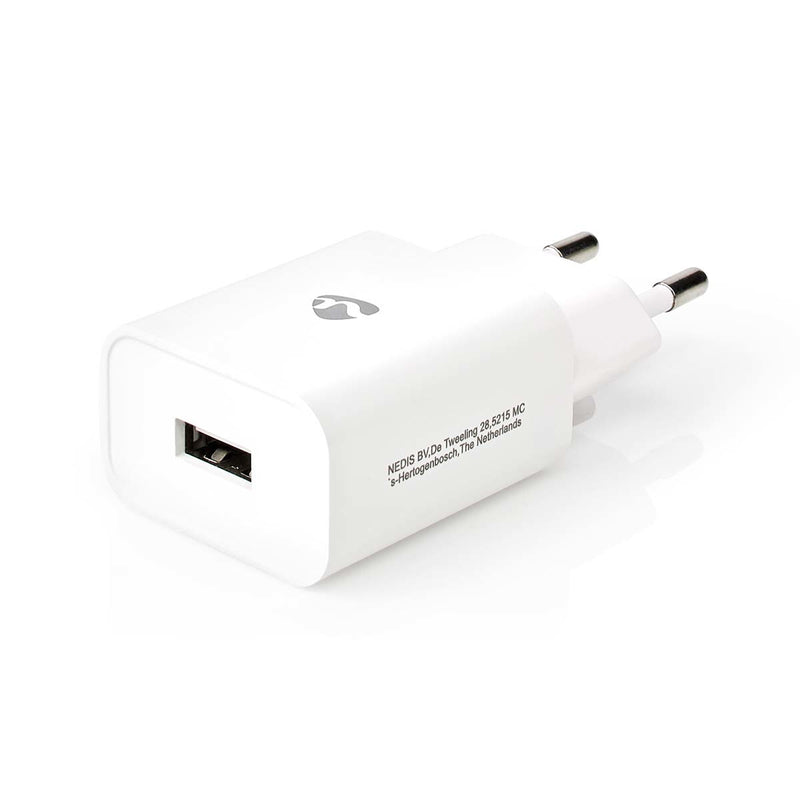 Nedis WCHAU242AWT oplader til mobil enhed Universel Hvid Vekselstrøm Indendørs