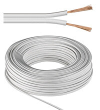 Goobay LSK 2x0.5 - 10m lydkabel Hvid