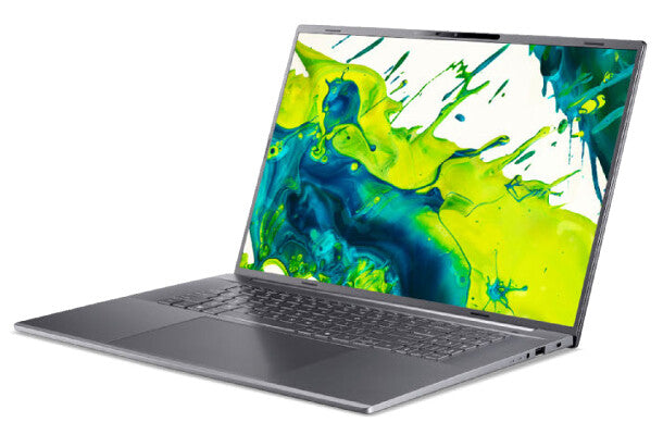 Acer Aspire 18 AI A18-I71M-71T7 Copilot+ PC Intel Core Ultra 7 355 Laptop 45,7 cm (18") WUXGA 16 GB LPDDR5x-SDRAM 512 GB SSD Wi-Fi 7 (802.11be) Windows 11 Home Grå QWERTY Tysk