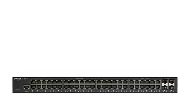 LANCOM GS-3652X Administreret L3 2.5G Ethernet (100/1000/2500) 1U Sort