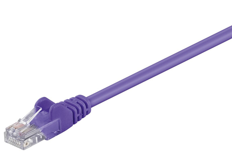 Goobay 95216 netværkskabel Violet 0,5 m Cat5e U/UTP (UTP)