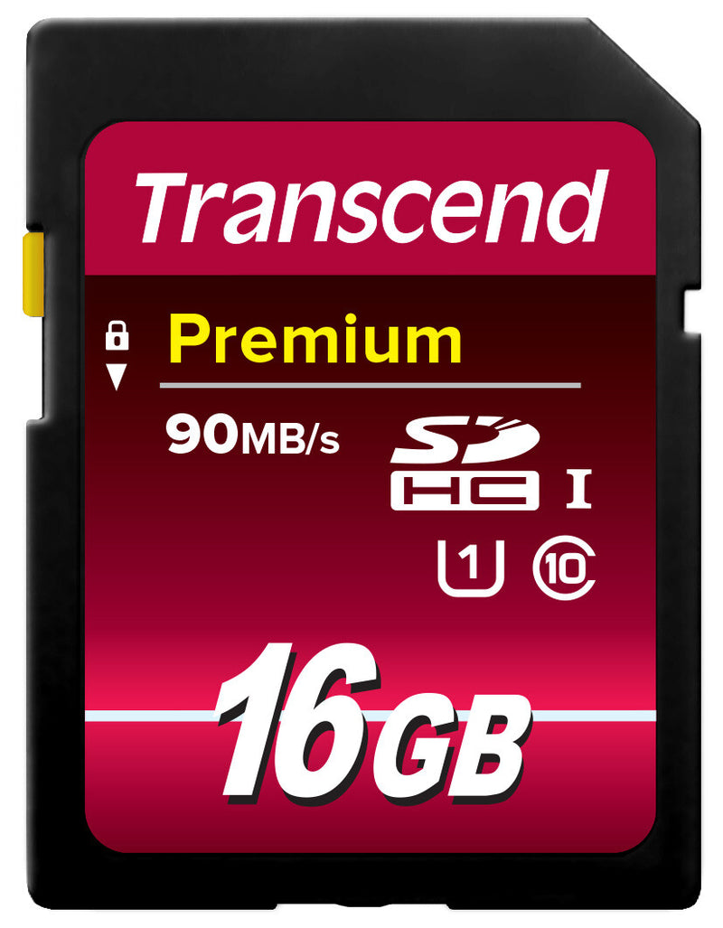 Transcend 16GB SDHC Class 10 UHS-I NAND Klasse 10
