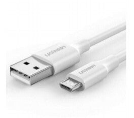 Ugreen 60143 USB-kabel USB 2.0 2 m USB A Micro-USB B 480 Gbit/sek. Hvid