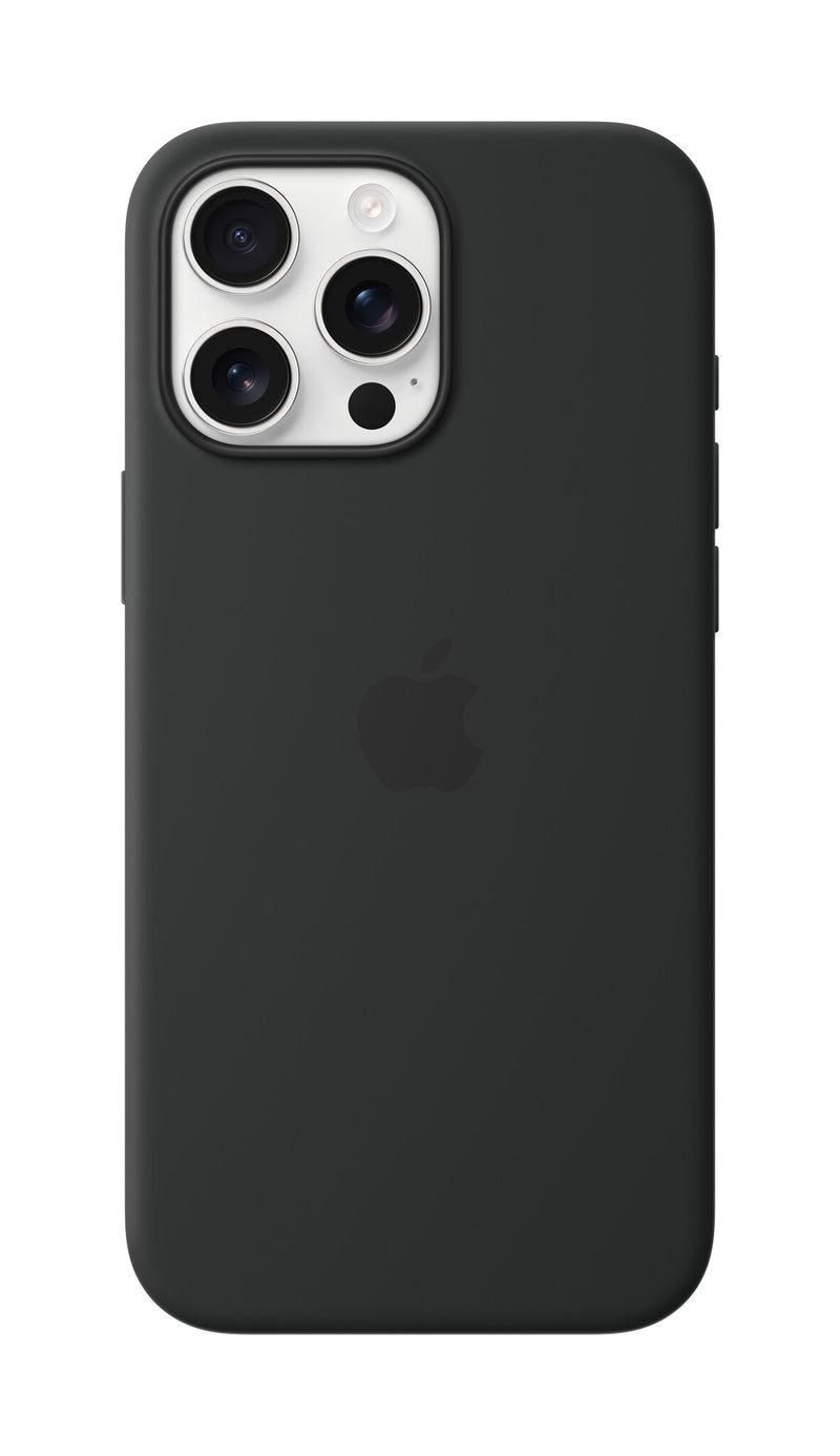 Apple Silikone-etui med MagSafe til iPhone 16 Pro Max – sort