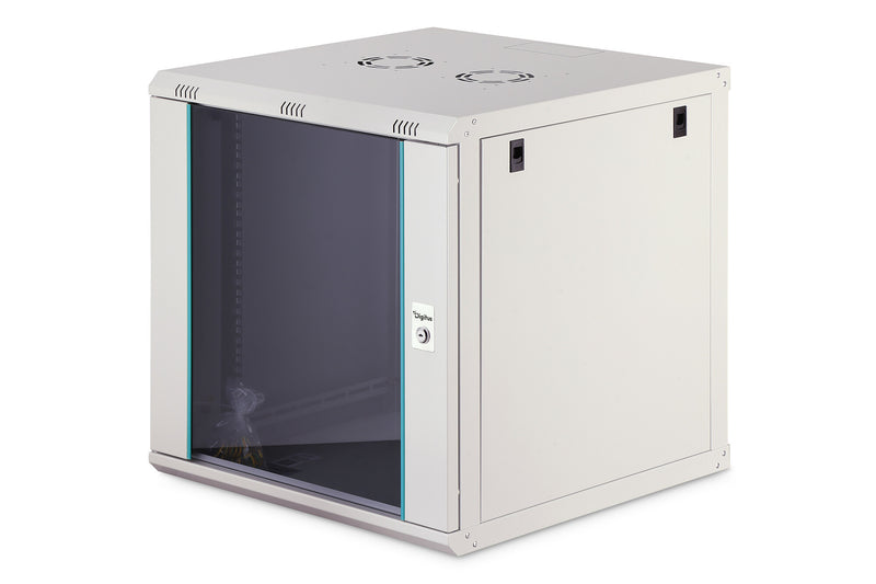 Digitus DN-37110 stativ 12U Vægmonteret stativ Lys grå