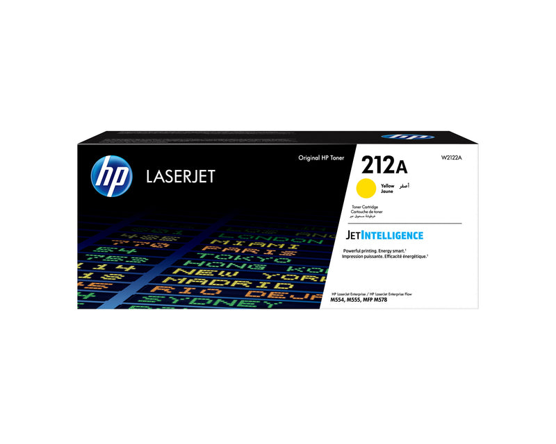 HP Original 212A LaserJet-tonerpatron, gul